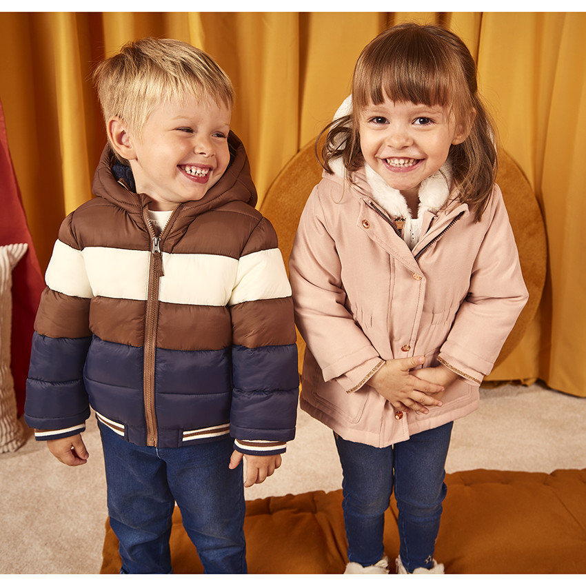 Parka Grand Froid 2 σε 1 με επένδυση από συνθετική γούνα για bebe κορίτσι 