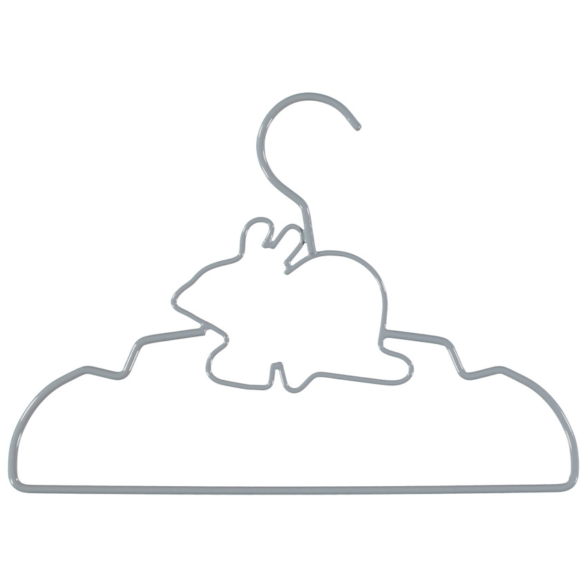 Σετ από 4 μεταλλικά κρεμάστρες σε σχήμα κουνελιού 