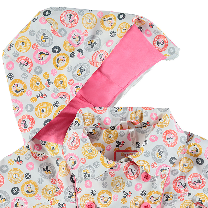 Αντιανεμικό με αφαιρούμενη κουκούλα και σχέδιο σε όλη την επιφάνεια  Additional Αντιανεμικό με αφαιρούμενη κουκούλα και σχέδιο σε όλη την επιφάνεια