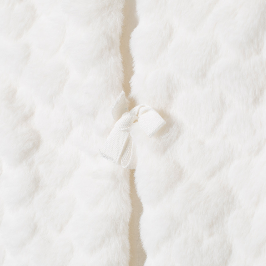 Gilet serveur en fausse fourrure 