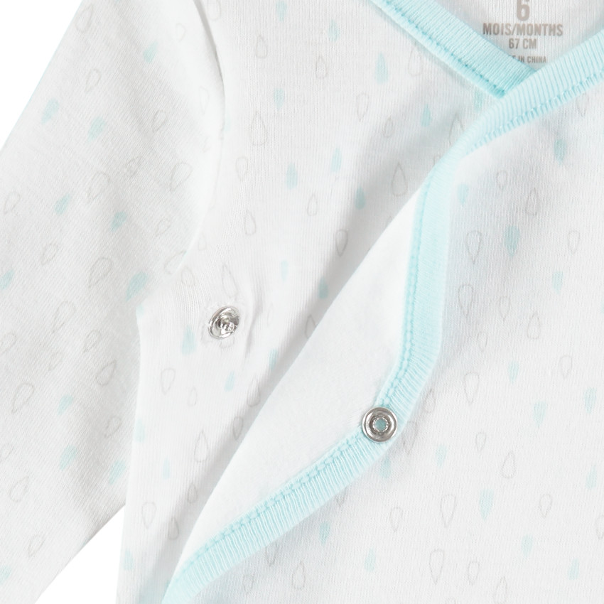 Μακρυμάνικο κορμάκι από βιολογικό βαμβάκι με μοτίβα και ρίγες  Additional Μακρυμάνικο κορμάκι από βιολογικό βαμβάκι με μοτίβα και ρίγες