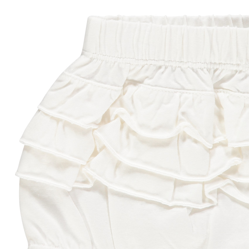 Σετ με Φόρεμα κοντομάνικο με σχέδιο και  bloomer με οργανικό βαμβάκι 