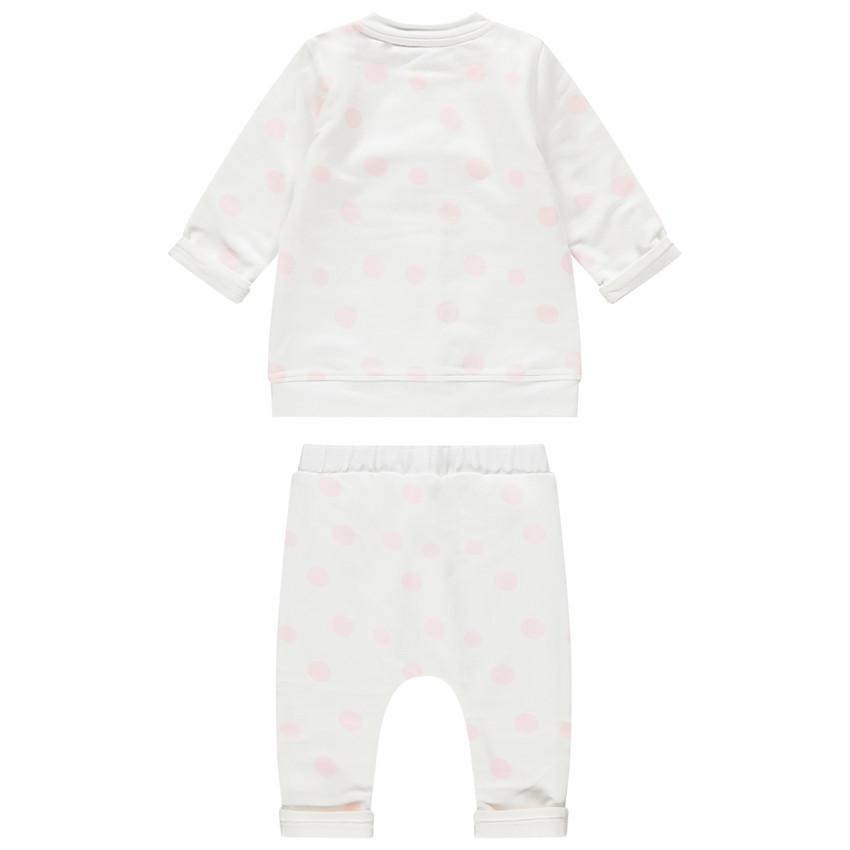 Σύνολο με παντελόνι και ζακέτα με ραμμένο φιόγκο 