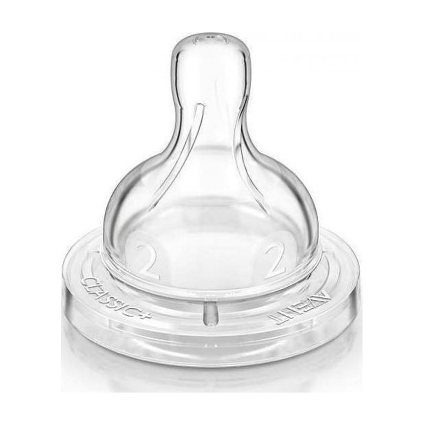 Θηλές σιλικόνης anti-colic teats slow flow 1m+  Additional Θηλές σιλικόνης anti-colic teats slow flow 1m+
