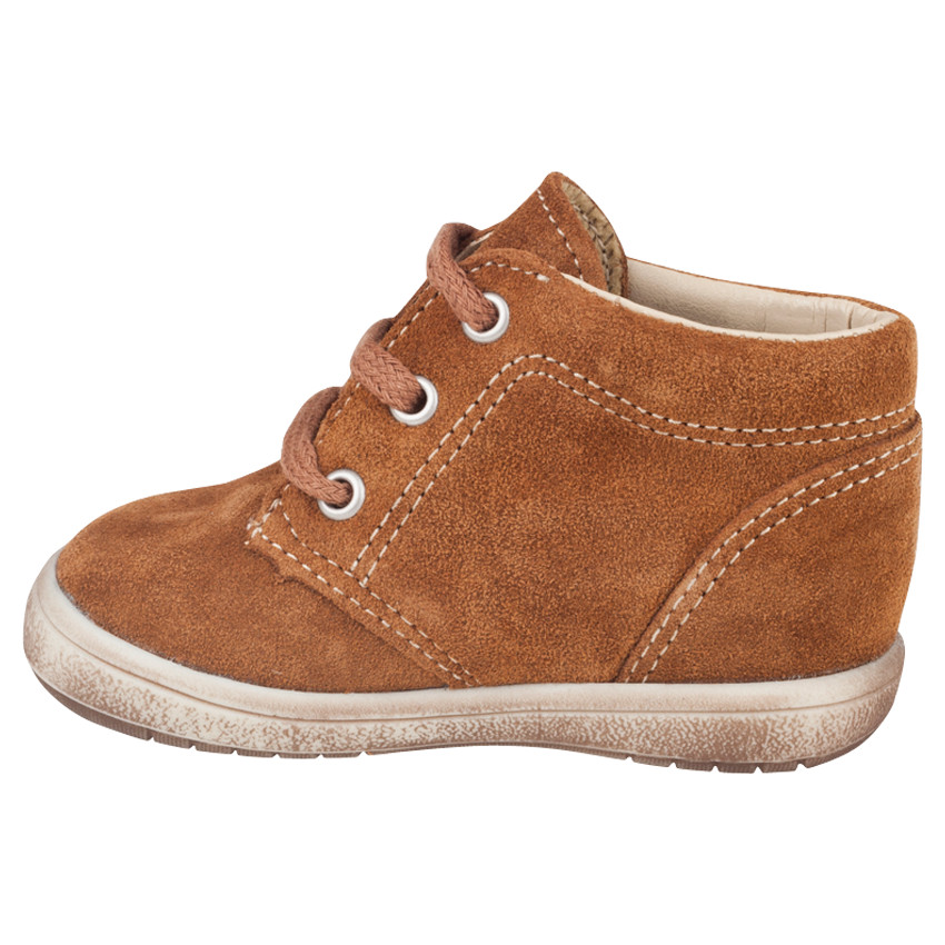 Μποτάκια από σουέτ δέρμα με κορδόνια 