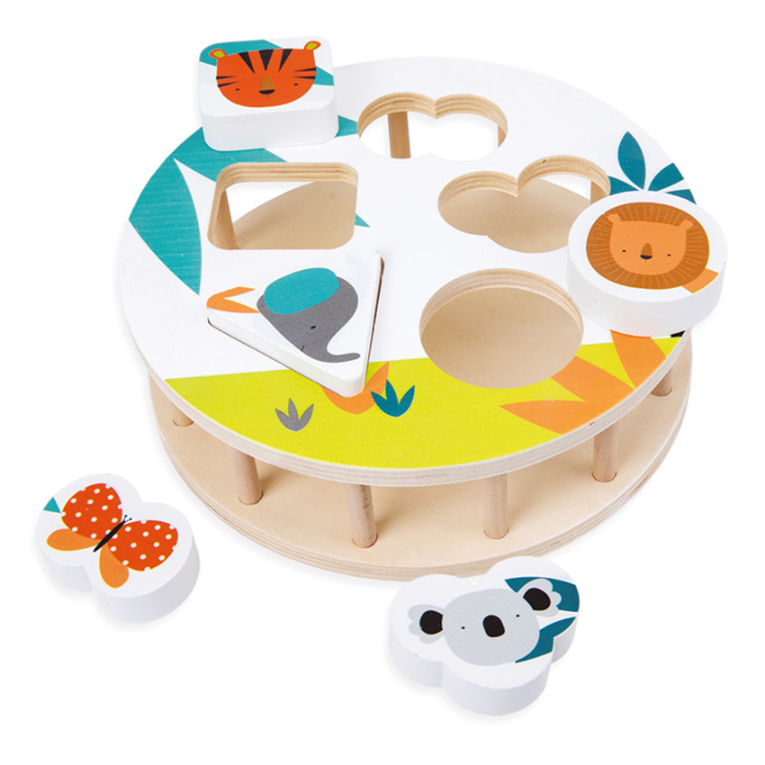 Κουτί με σχήματα Crazy Jungle 