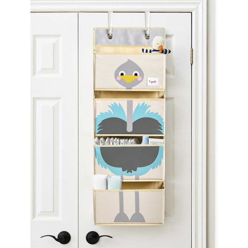3 Sprouts Κρεμαστή θήκη Hanging Wall Organizer Ostrich Blue 