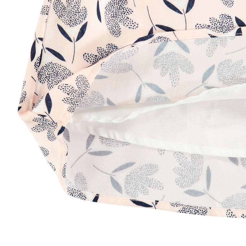 Τουνίκ μακρυμάνικη με σχέδιο λουλούδια για κορίτσι 