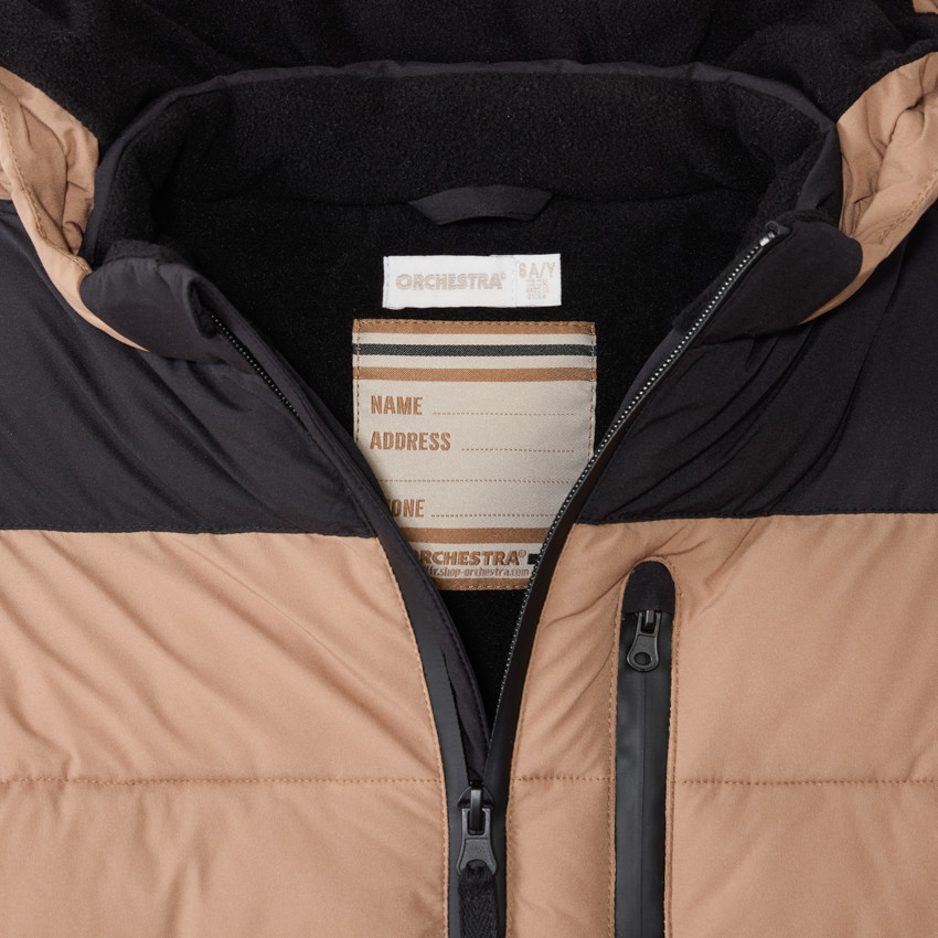 Doudoune matelassée effet color block pour garçon 