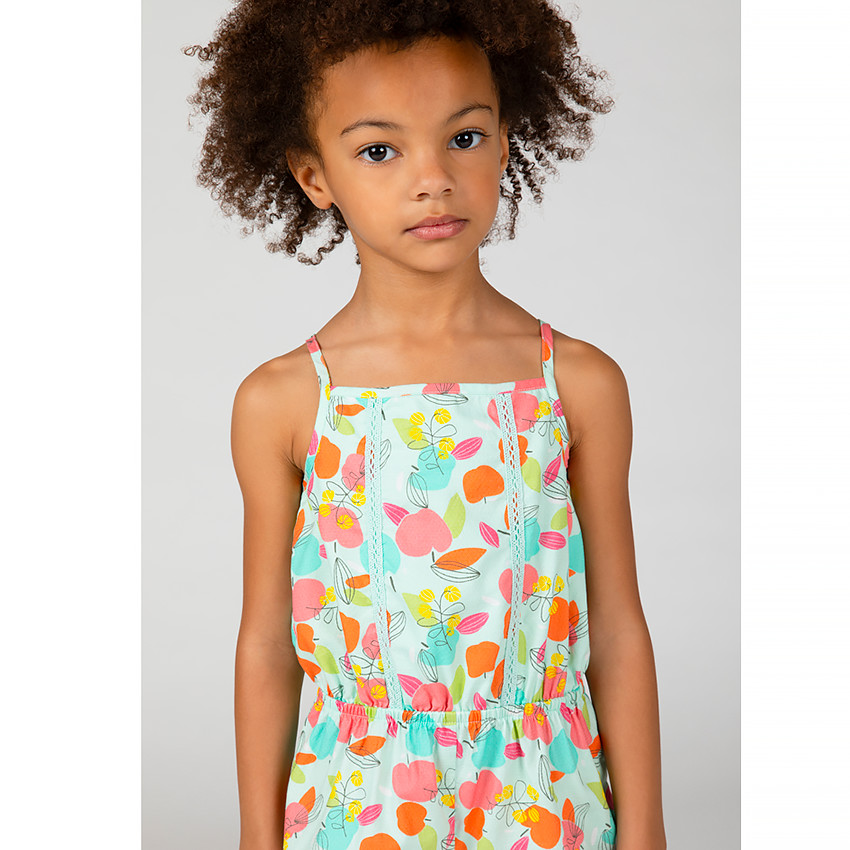 Combinaison courte imprimé fruits pour fille 