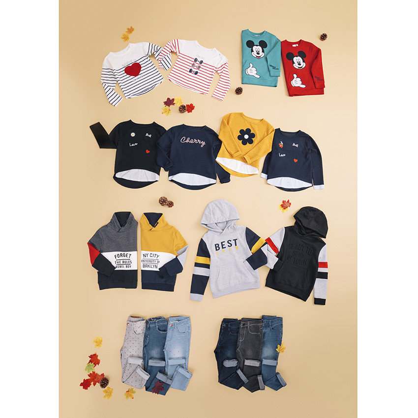 Φούτερ molleton  2 σε 1 με κεντημένα λουλούδια  Additional Φούτερ molleton  2 σε 1 με κεντημένα λουλούδια