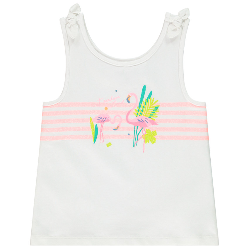 Αμάνικο μπλουζάκι σχέδιο για bebe κορίτσι 