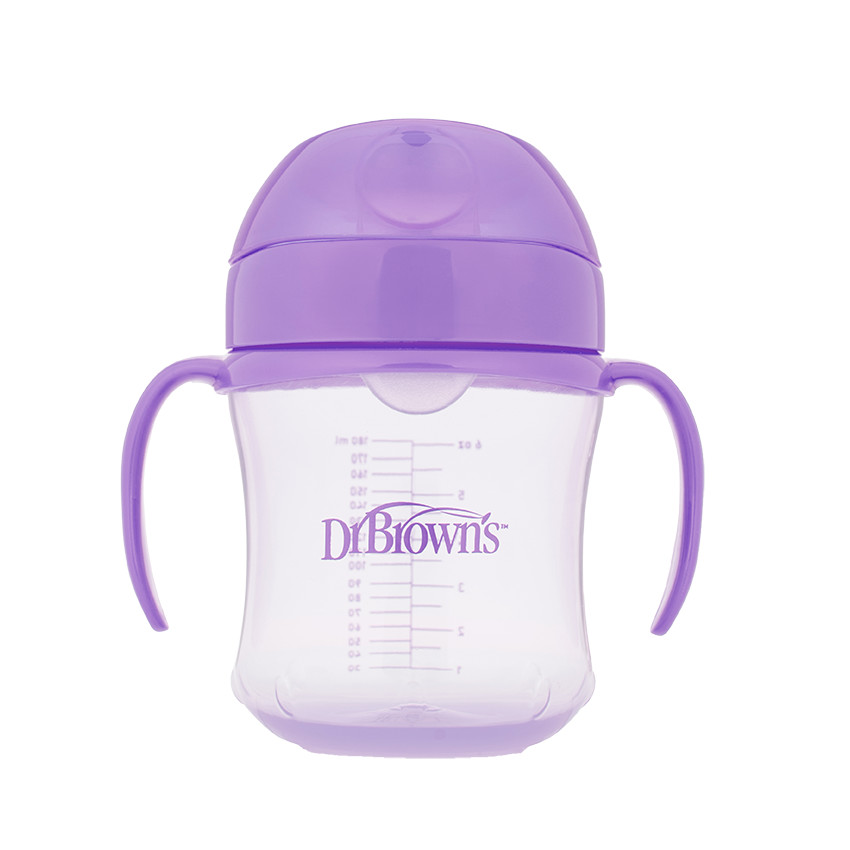 Κύπελλο 180 ml μαλακό στόμιο με καπάκι και λαβές - Διατίθεται σε 4 χαρούμενα χρώματα 