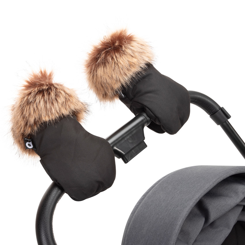 Γάντια universal Simone με εφέ γούνας για καρότσι 