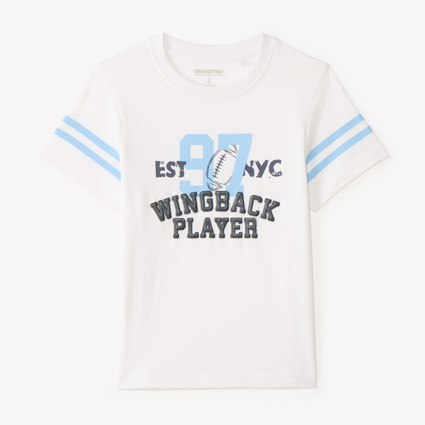 T-shirt κοντών μανικιών στυλ αμερικανικού ποδοσφαίρου για αγόρια 