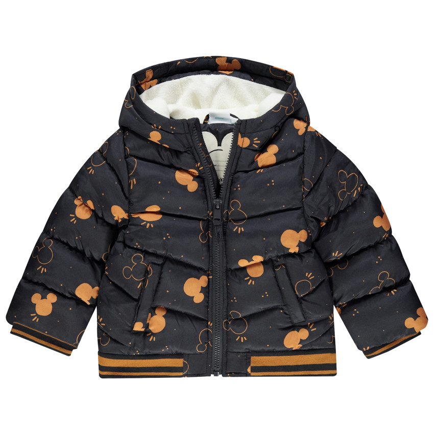 Doudoune capuche imprim e Mickey Disney pour b b gar on