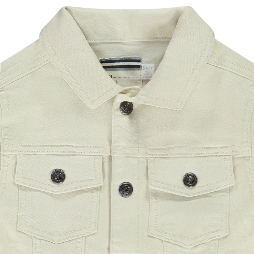 "Μπουφάν μονόχρωμο στυλ εργάτη για αγόρι" 