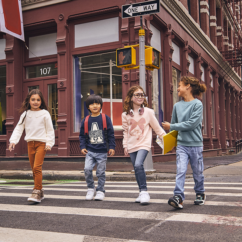 Φούτερ από molleton μονόχρωμο για αγόρι 