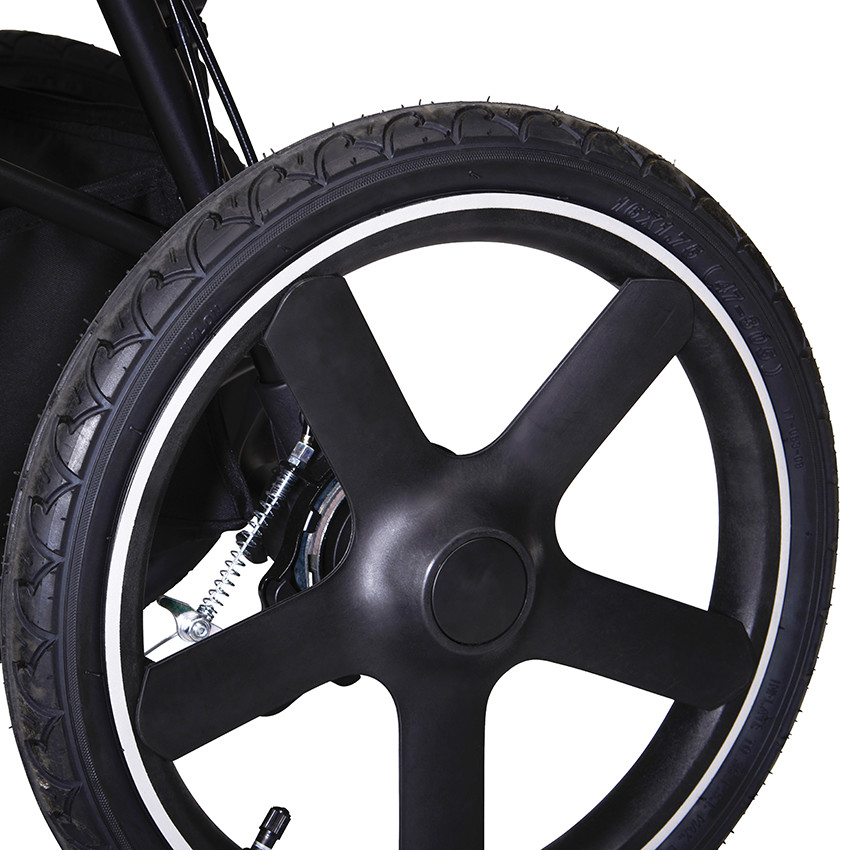 Παιδικό καρότσι jogger Stella σκούρο πράσινο 