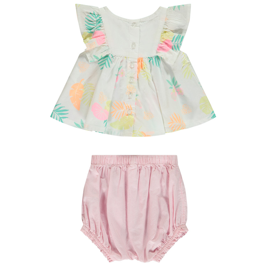 Σετ 2 τμχ. τουνίκ με σχέδιο + ριγέ bloomer για bebe κορίτσι  Additional Σετ 2 τμχ. τουνίκ με σχέδιο + ριγέ bloomer για bebe κορίτσι