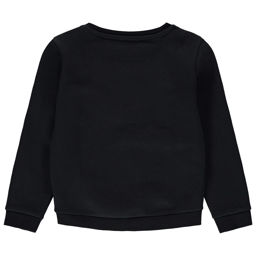 Sweat en molleton gratté à inscription en sequins dorés  Additional Sweat en molleton gratté à inscription en sequins dorés