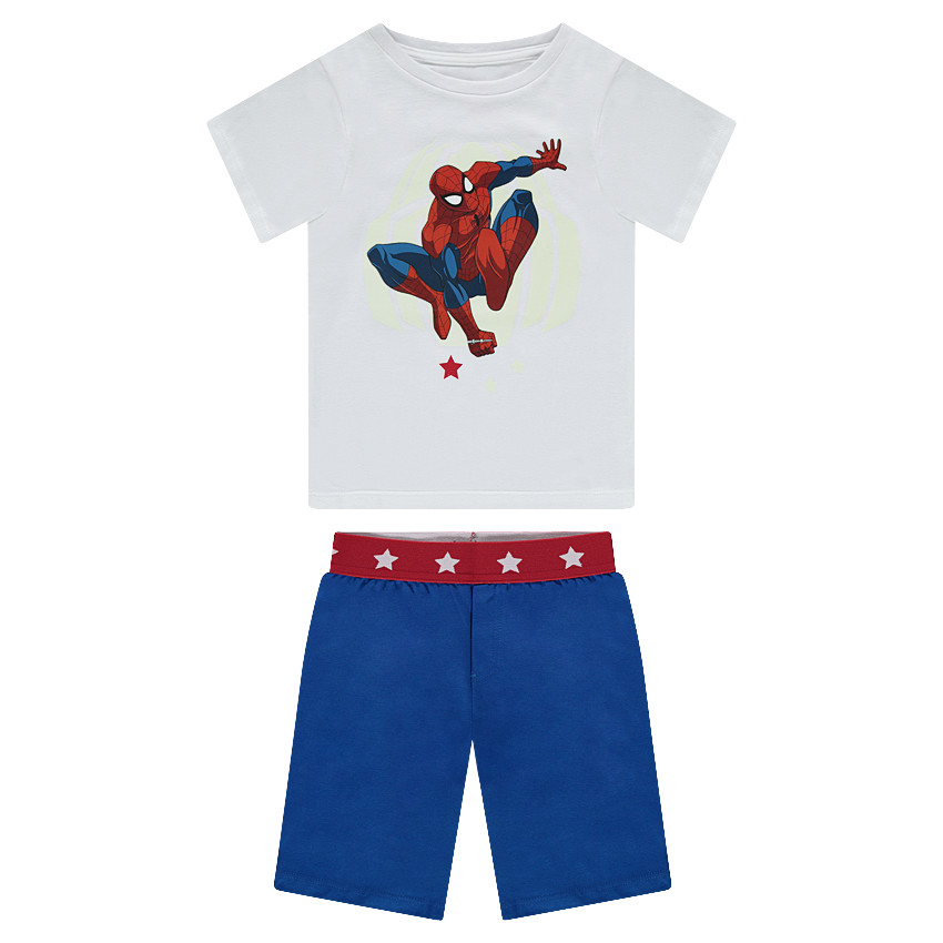 Ζέρσεϊ πιτζάμα με στάμπα Spiderman της ©Marvel που φωσφορίζει 