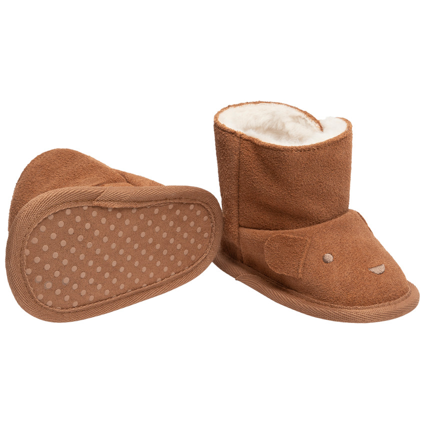 Μποτάκια με φούτερ και αυτοκόλλητο με 3D αυτιά για μωρό αγόρι 