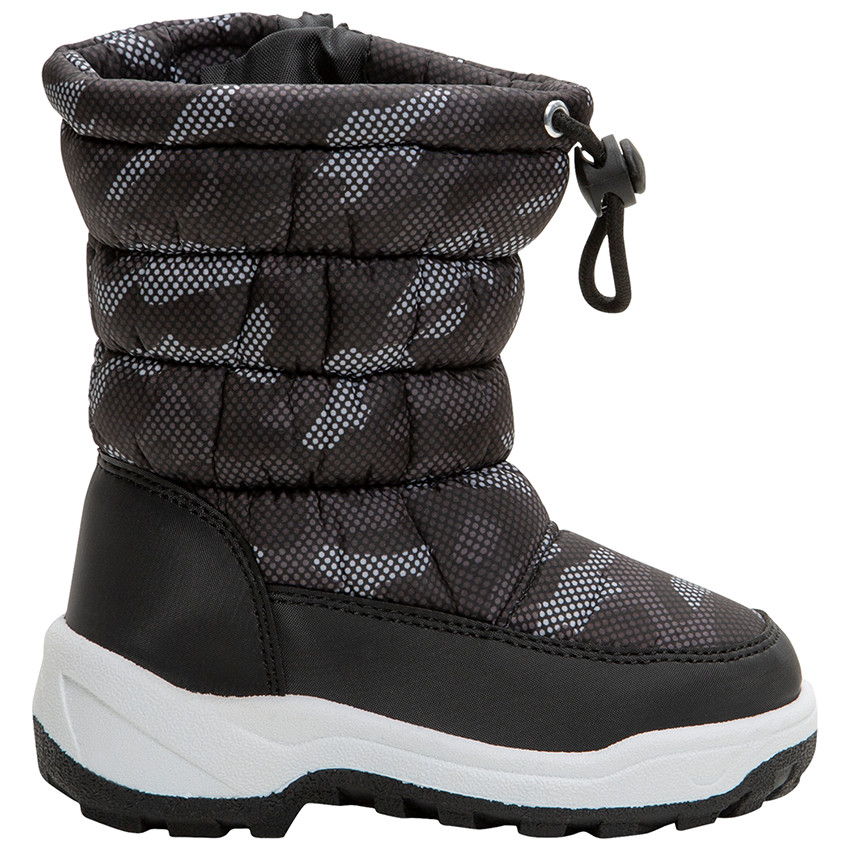 Μποτάκια après-ski με φερμουάρ και μοτίβο παραλλαγής, από 28 έως 35 