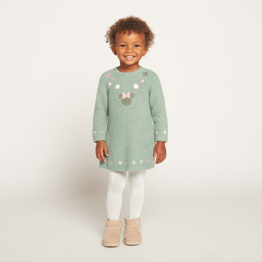 Robe tricot manches longues Minne Disney pour bébé fille 