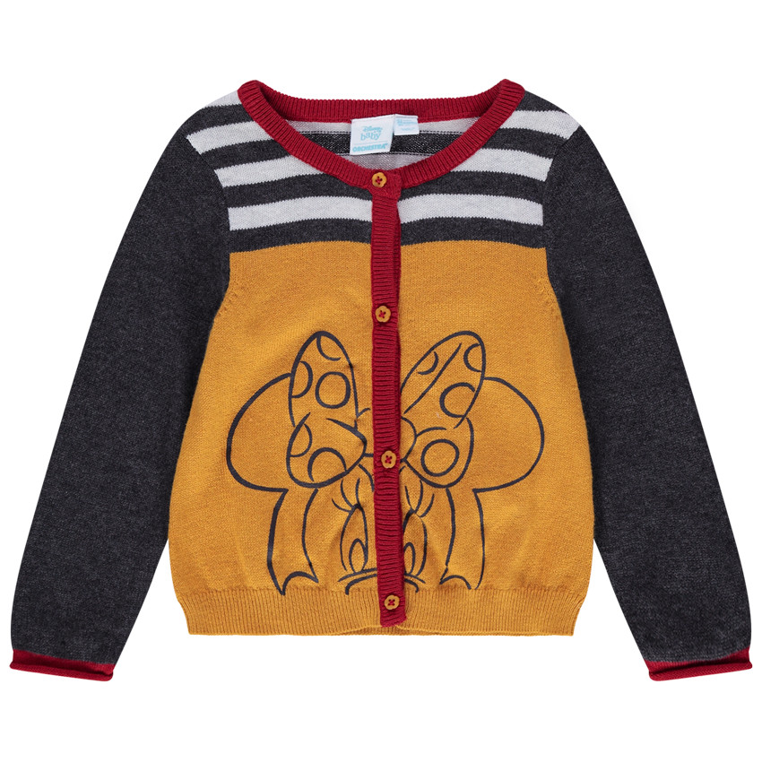 Gilet en tricot à rayures et print Minnie Disney  Additional Gilet en tricot à rayures et print Minnie Disney