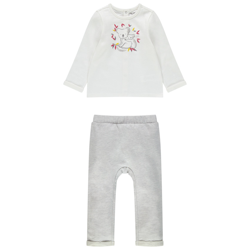 Σύνολο μακρυμάνικη μπλούζα και παντελόνι με τύπωμα κοάλα 