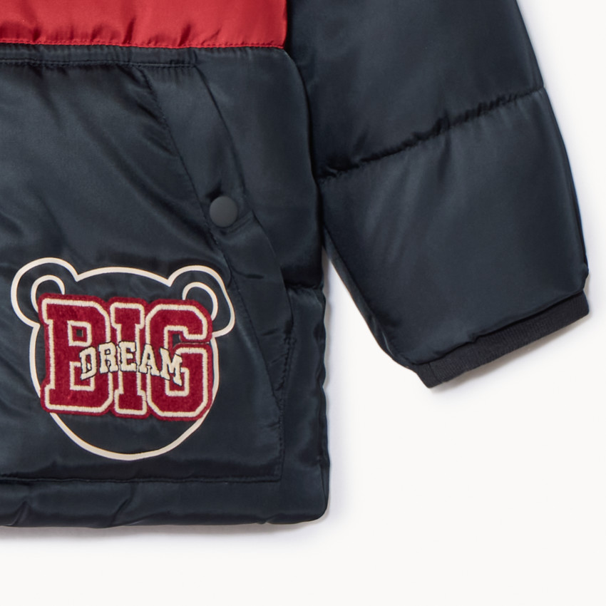 Doudoune matelassée effet color block doublée sherpa pour bébé garçon 