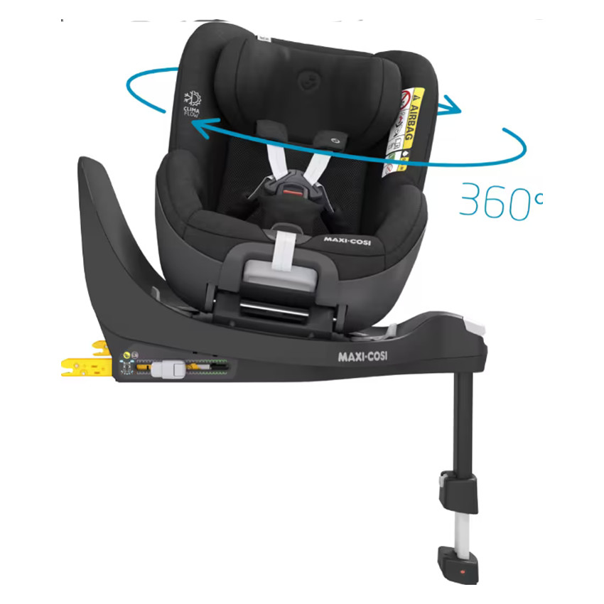 Κάθισμα Αυτοκινήτου Pearl 360 Pro Authentic Black  