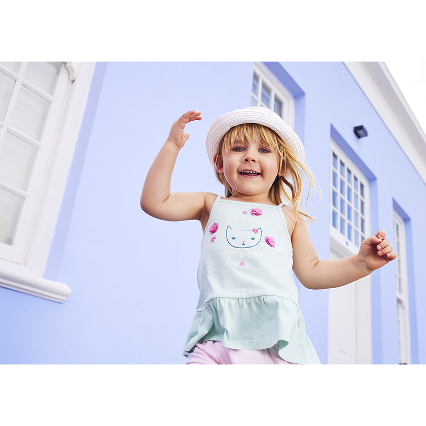 "Σετ 2 τμχ. με patches εφέ πέταλα 3D για μωρό κορίτσι" 