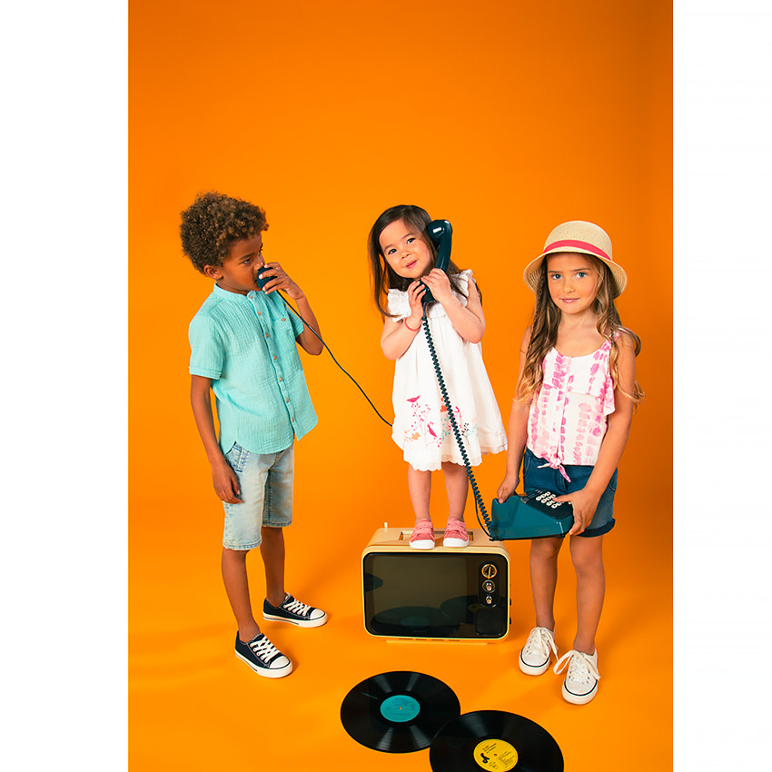 Robe brodée en voile de coton  