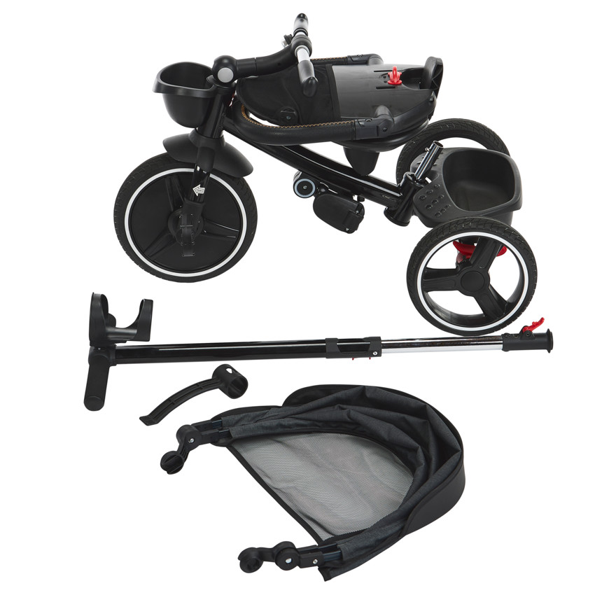 Τρίκυκλο Triky 5 σε 1 εξελιξιμότητας γκρι/μαύρο 