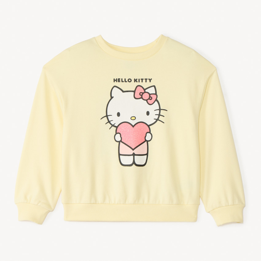 Μπλούζα φλις oversized Hello Kitty για κορίτσι 
