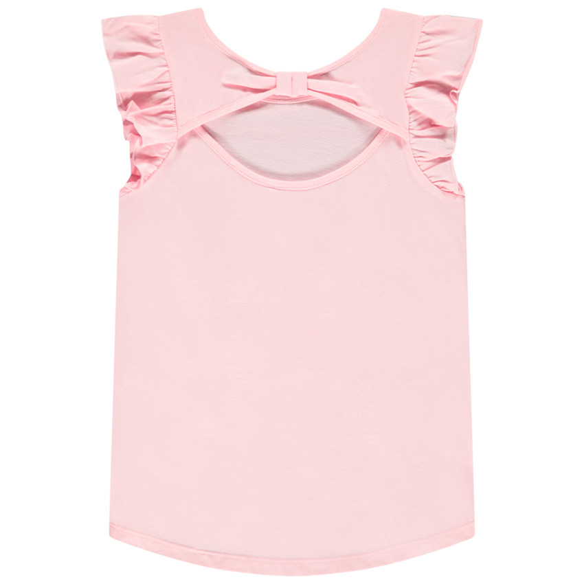 T-shirt κοντομάνικο με βολάν σχέδιο Arielle (Disney) για κορίτσι 