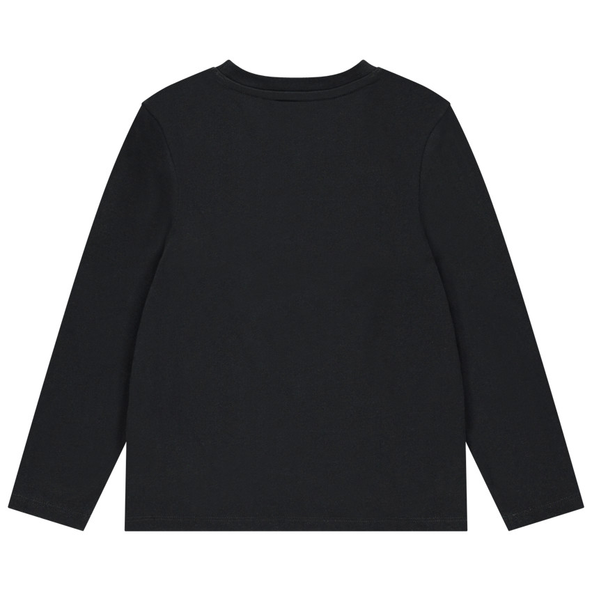 T-shirt manches longues en coton print Smiley 