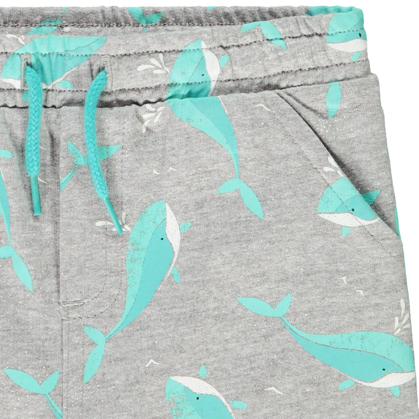 Bermuda imprimé baleines pour bébé garçon Main Bermuda imprimé baleines pour bébé garçon