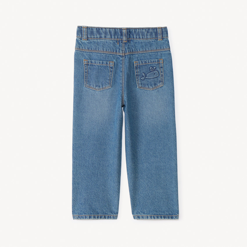 Jeans à motif 3D baleine pour bébé garçon 