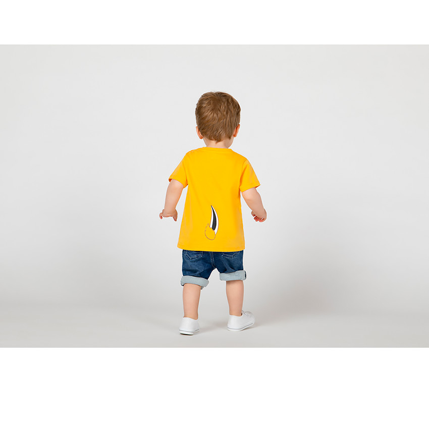 T-shirt κοντομάνικο κίτρινο με οργανικό βαμβάκι σχέδιο Tic & Tac Disney 