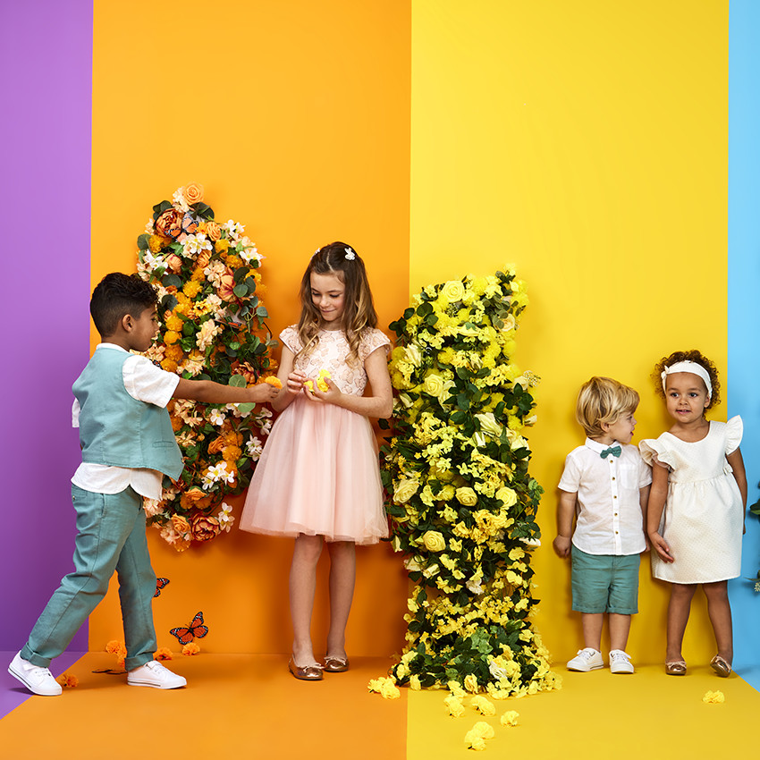 Γιορτινό φόρεμα με τούλι και παγιέτες πεταλούδες για κορίτσι 