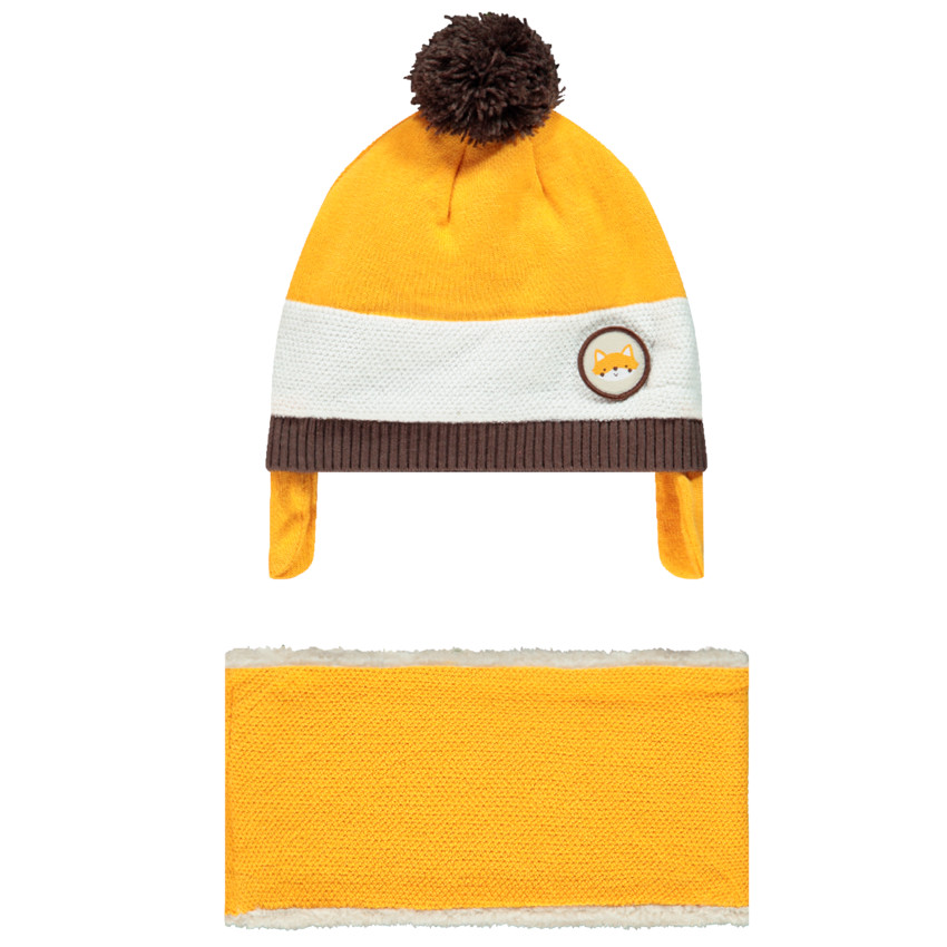 Σετ Σκούφος και snood πλεκτό 