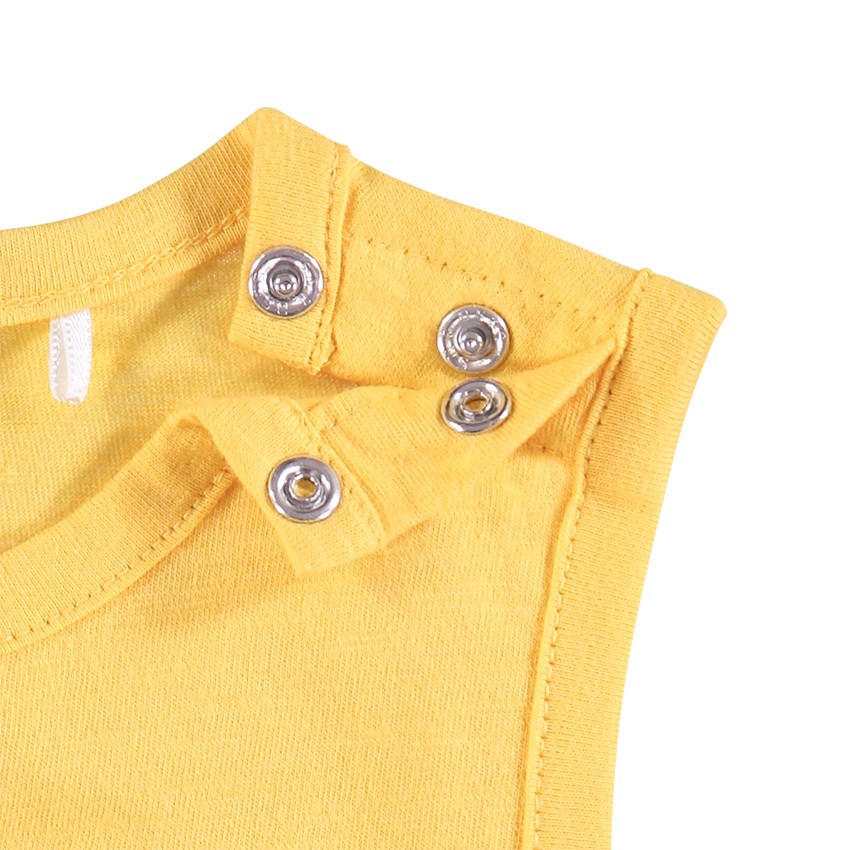 Αμάνικο μπλουζάκι με οργανικό βαμβάκι σχέδιο Simba Disney 