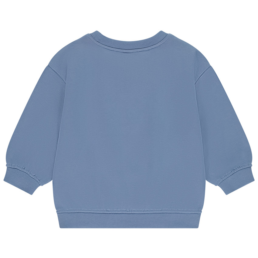 Φούτερ molleton oversized με φαντεζί σχέδιο για bebe αγόρι 