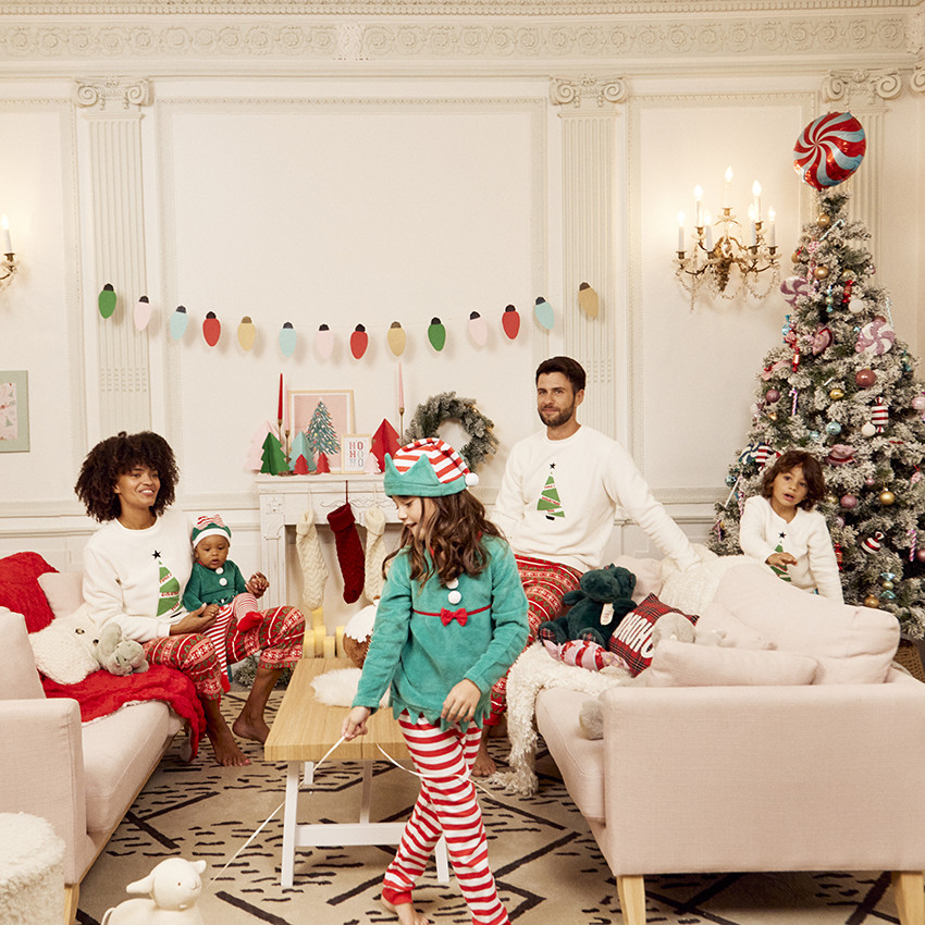 Πιτζάμα εγκυμοσύνης 2 τμχ. από sherpa με σχέδιο Χριστουγέννων 