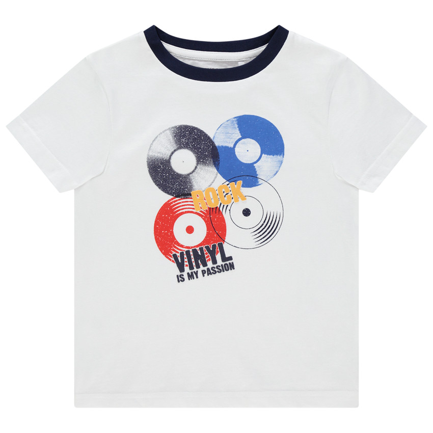 T-shirt manches courtes print vinyles  