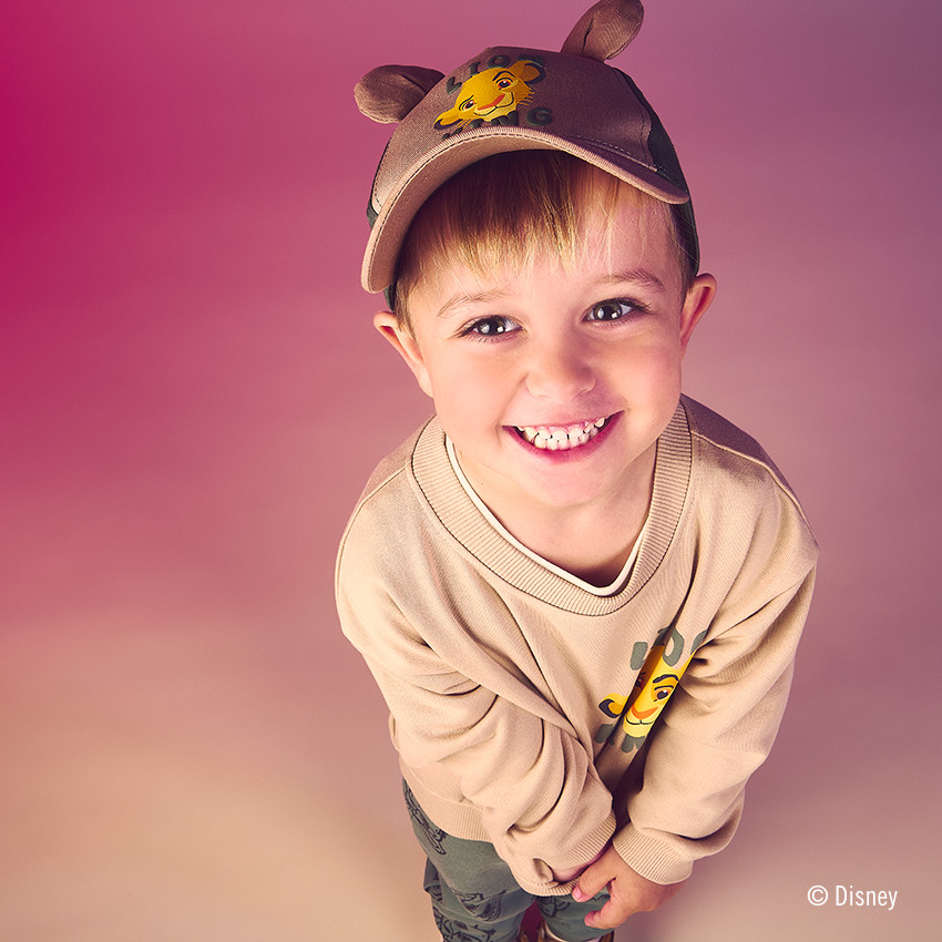 Casquette bicolore Le Roi Lion Disney pour bébé garçon 