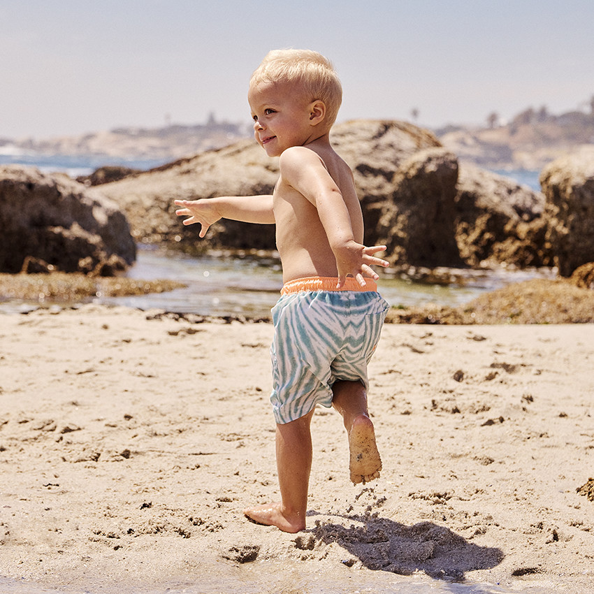 Σορτς de bain effet tie & dye για bebe αγόρι 